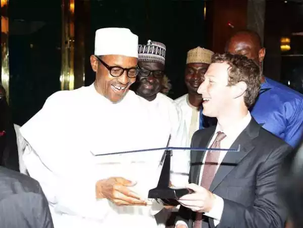 Photos: Mark Zuckerberg Back To Nigeria To Present Facebook Drone To Pres. Buhari